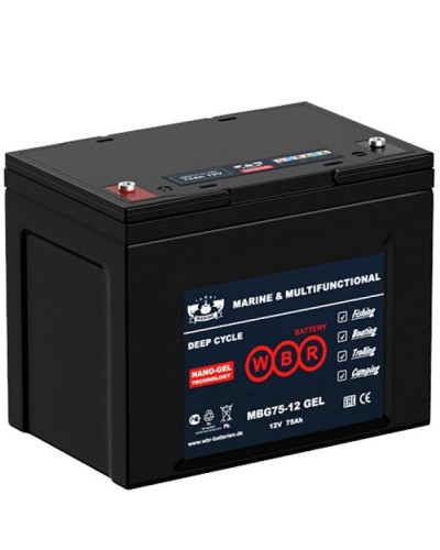 WBR MBG75-12. Аккумулятор герметичный свинцово-кислотный. WBR в Махачкале