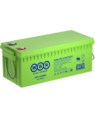 WBR GPL122000. Аккумулятор герметичный свинцово-кислотный. WBR в Махачкале
