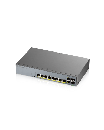 GS1350-12HP-EU0101F. Коммутатор сетевой PoE управляемый L2. ZYXEL в Махачкале