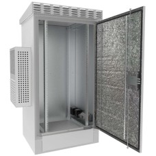 ТШВ319.А-75.36U.80-О1500-ST. Антивандальный климатический термошкаф с обогревом и кондиционером. АМАДОН