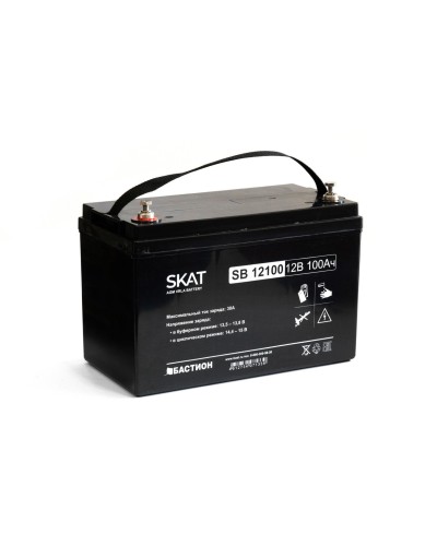 SKAT SB 12100 (2542). Аккумулятор герметичный свинцово-кислотный. Бастион в Махачкале