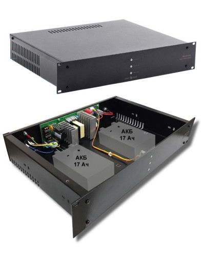 СКАТ-1200У RACK (СКАТ ИБП-12/7-2x17-RACK) (2141). Источник вторичного электропитания резервированный. Бастион в Махачкале