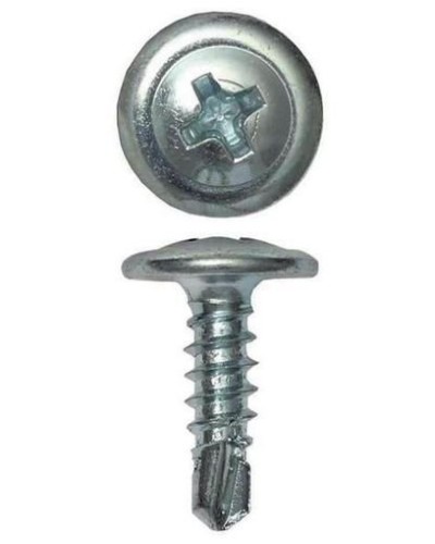Саморез с пресс-шайбой 4.2х25 со сверлом (200 шт) (CM274025). Саморез с пресс-шайбой. ДКС в Махачкале