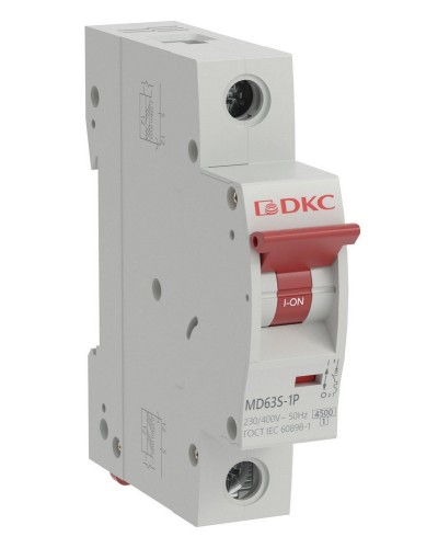 YON max MD63S 1P 25А 4,5кА C (MD63S-1PC25). Автоматический выключатель. ДКС в Махачкале