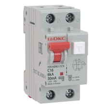 АВДТ YON MDR63 C40 2P 300mA (MDR63-24C40-A). Автоматический выключатель дифференциального тока. ДКС