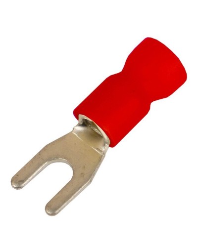 Наконечник вилочный НВИ 0,25-1,5 М6 (D6,4мм) (100 шт) (2A16P-EE-PVC). Наконечник вилочный с изолированным фланцем ПВХ. ДКС в Махачкале