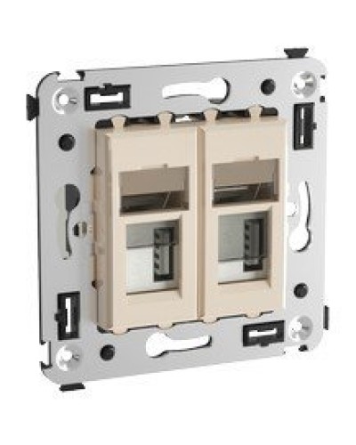 Розетка USB в стену Avanti ванильная дымка (4405543). Розетка USB. ДКС в Махачкале