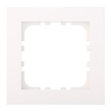 Рамка 1-постовая, белый LK80 FLAT (844104-1). Рамка. Экопласт