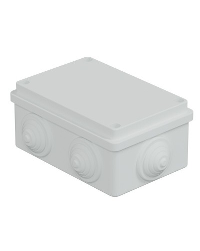 Коробка JBS120 120х80х50, 6 вых., IP55, белая (44008W-1). Коробка монтажная. Экопласт в Махачкале