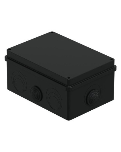 Коробка JBS210 210х150х100, 8 вых., IP55, черная (44016BL-1). Коробка монтажная. Экопласт в Махачкале