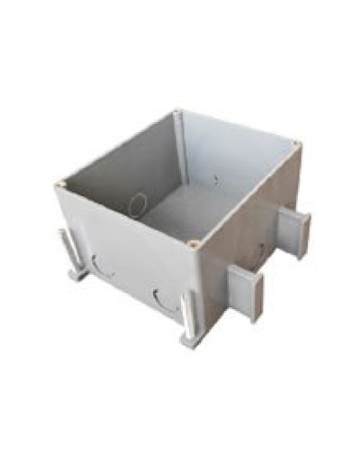 Коробка для люков в пол на 2 поста BOX/2+2ST66 (70125): Коробка для люков в пол на 2 поста 45х45мм + 2 модуля 45х22,5 (70025), пластик в Махачкале