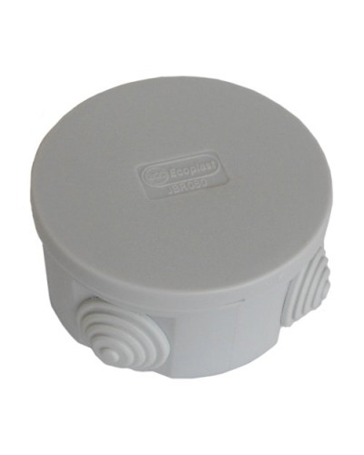 Коробка JBR080 D=80х40, 4 вых., IP44, белая (44005W-1). Коробка монтажная. Экопласт в Махачкале