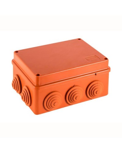Коробка JBS150 150х110х70, 10 вых., 10P (0,15...2,5мм²) (43089HF). Коробка монтажная, огнестойкая, без галогена. Экопласт в Махачкале