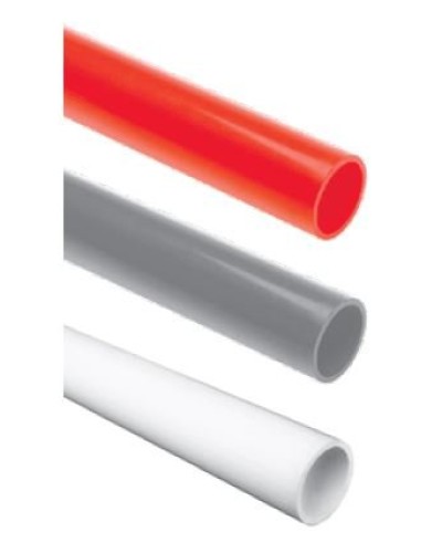 Ecoplast труба ПВХ гладкая, для аспирационной системы, D25, красная (33025-RD). Труба для аспирационной системы. Экопласт в Махачкале