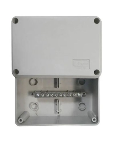 Коробка (КУП) JBS080 85х85х40, 6 вых, IP44 (44046KP): Коробка уравнивания потенциалов (КУП), 6х9мм, 8 зажимов в Махачкале
