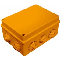 Коробка JBS150 150х110х70, 10 вых., 6P (0,15...2,5мм²) (43069HF): Коробка монтажная, огнестойкая, без галогена