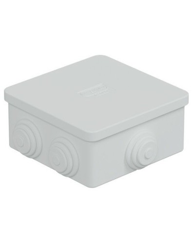 Коробка JBS080 85х85х40, 6 вых, IP44, белая (44006W-1). Коробка монтажная. Экопласт в Махачкале