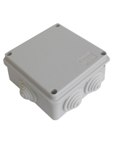 Коробка JBS100 100х100х55, 6 вых., 3P (1,5…6мм²) серая (43027HF-GR). Коробка монтажная, огнестойкая, без галогена. Экопласт в Махачкале