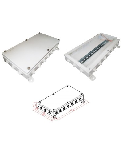 КМ IP55-2040. Коробка монтажная электротехническая. Гефест в Махачкале