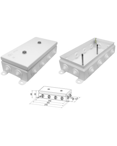 КМ IP55-1224. Коробка монтажная электротехническая. Гефест в Махачкале
