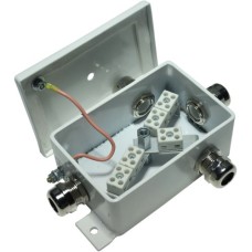 КМ-О (8к*10,0)-IP66-d, три ввода: Коробка монтажная огнестойкая