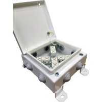 КМ-О (12к*10,0)-IP55-1212, 8 вводов: Коробка монтажная огнестойкая
