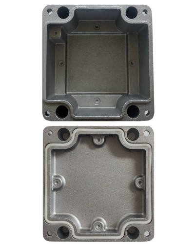 МКС Мороз, глухая, IP66/IP68, серый. Коробка коммутационная металлическая. Магнито-Контакт в Махачкале