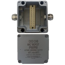 МКС Мороз, 2МВК, IP66/IP68, серый. Коробка коммутационная металлическая. Магнито-Контакт