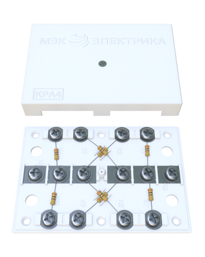 KRA-4 300 Om white (MEC42103). Коробка на 4 абонента. МЭК-Электрика в Махачкале
