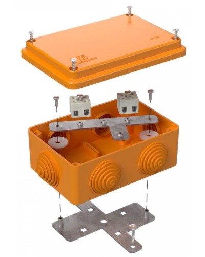 Коробка огнестойкая 120х80х50 (40-0340-FR1.5-4). Коробка огнестойкая для открытой установки. Промрукав в Махачкале