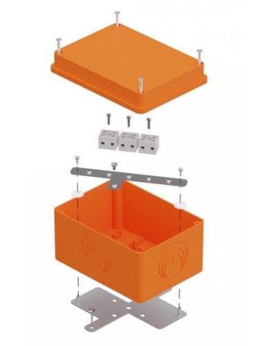 Коробка огнестойкая 150х110х90 E15-E120 для о/п (40-0351-FR2.5-6). Коробка огнестойкая для открытой установки. Промрукав в Махачкале