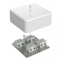 Коробка огнестойкая 103х103х45 (латунь) (40-0470-FR6.0-8-Е60). Коробка огнестойкая для открытой установки. Промрукав