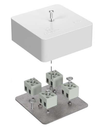 Коробка огнестойкая 75х75х30 (40-0450-FR2.5-8). Коробка огнестойкая для открытой установки. Промрукав в Махачкале