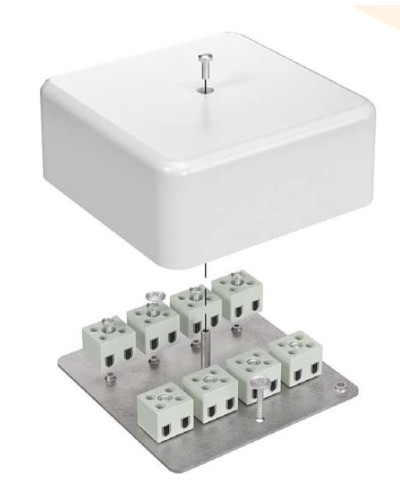 Коробка огнестойкая 103х103х45 для кабель-канала (40-0470-FR10.0-6). Коробка огнестойкая для кабель-канала. Промрукав в Махачкале