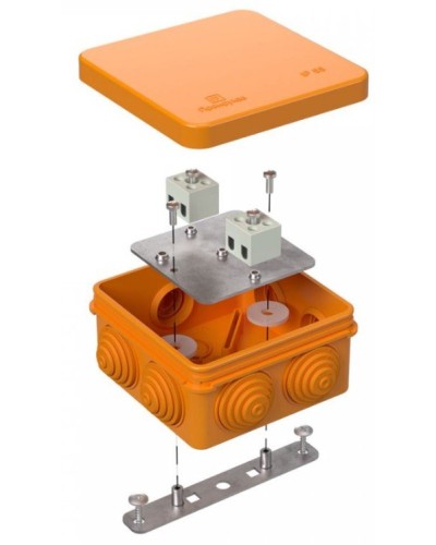 Коробка огнестойкая 80х80х40 (40-0210-FR2.5-4). Коробка огнестойкая для открытой установки. Промрукав в Махачкале