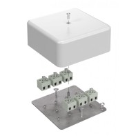 Коробка огнестойкая 103х103х45 (латунь) (40-0470-FR2.5-12-Е60). Коробка огнестойкая для открытой установки. Промрукав