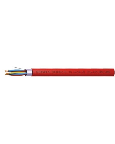КПСВЭВнг(А)-LS 3х2х0,5 (Спецкабель). Кабель симметричный для систем сигнализации и управления, групповой прокладки, с пониженным дымо- и газовыделением. Спецкабель в Махачкале